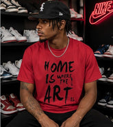 Home is Where The Art Is Unisex Graphic T-Shirt
