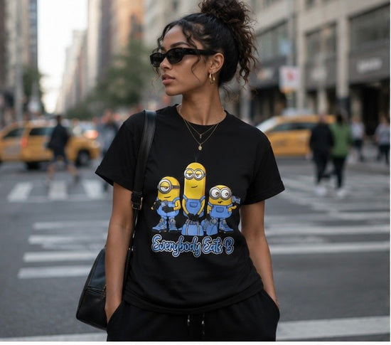 EVERYBODY EATS B -OVERSIZE T-SHIRT(UNISEX)