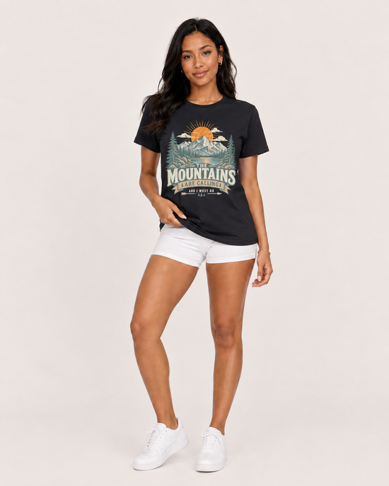 THE MONTAINS ARE CALLING TEE