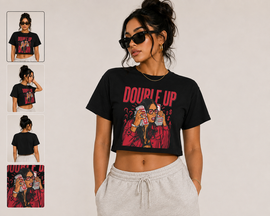 DOUBLE UP CROP TOP