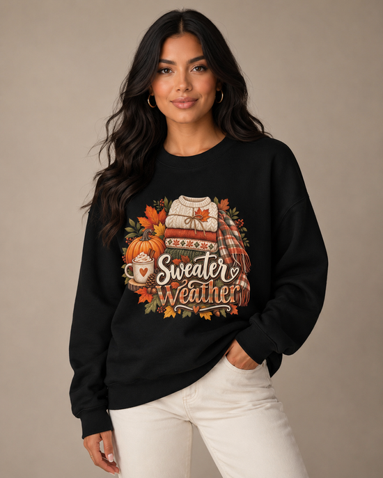 SWEATER WEATHER UNISEX SWEATERSHIRT