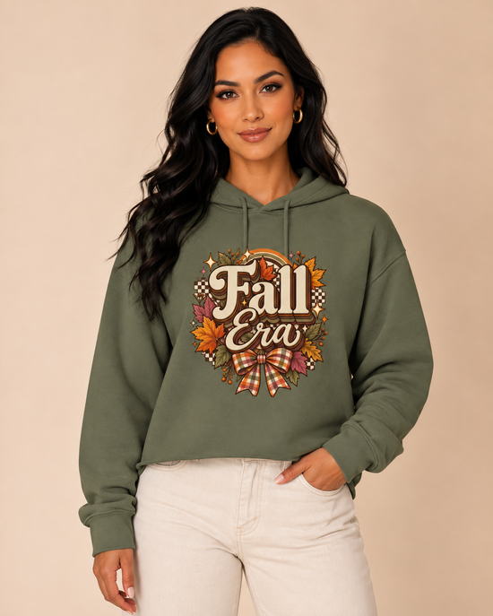 FALL ERA CROP HOODIE