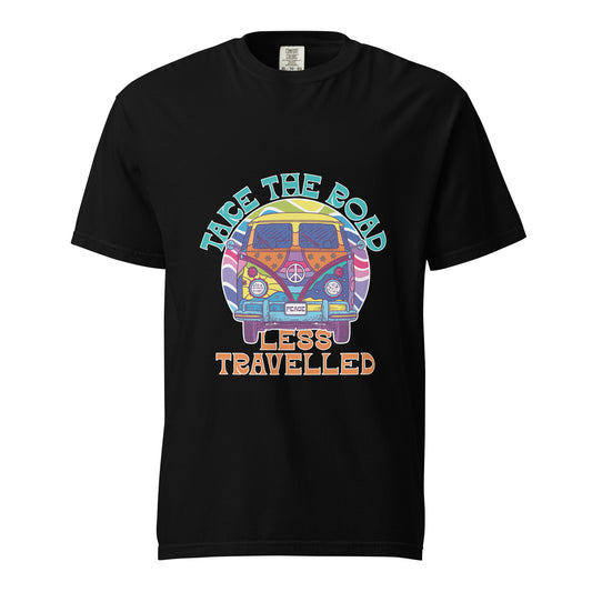 TAKE THE ROAD LESS TRAVEL Unisex Graphic T-Shirt