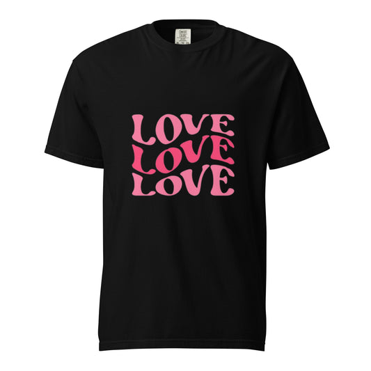 LOVE LOVE LOVE Unisex Graphic T-Shirt