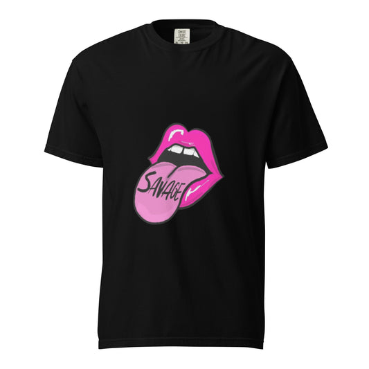 PINK LIP SAVAGE Unisex Graphic T-Shirt